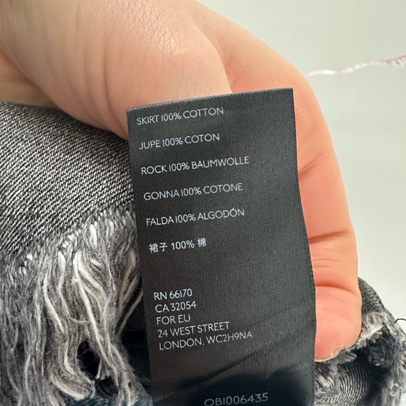 NWT- FREE PEOPLE MAVERICK DENIM SKIRT - Picture 10 of 12